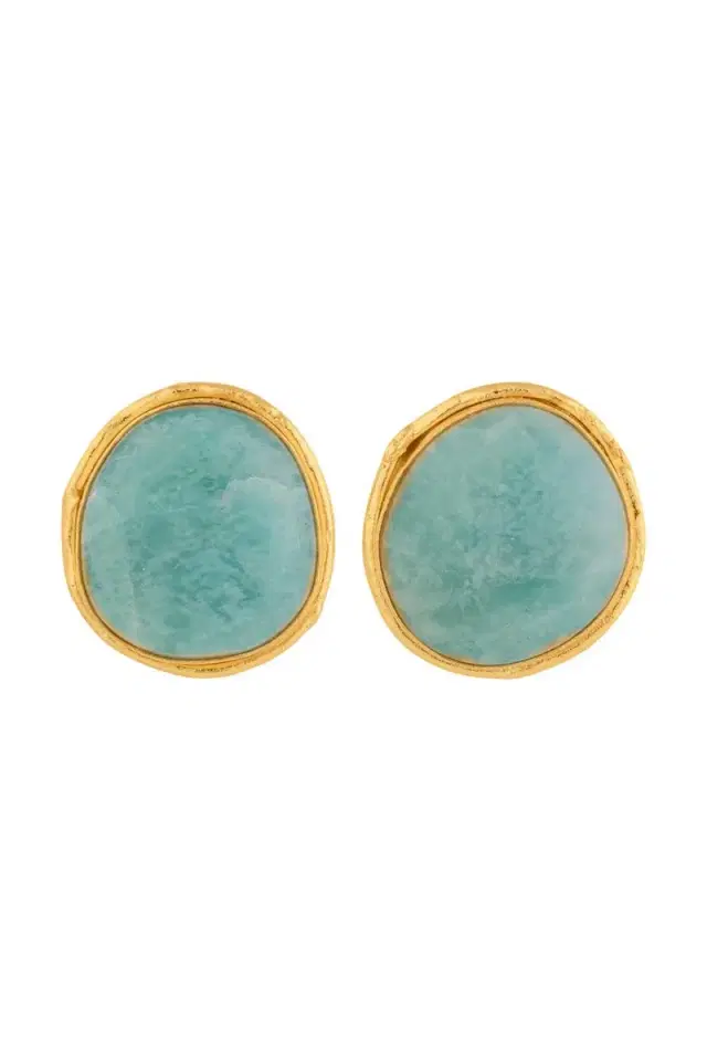 Sylvia Toledano Amazonite Macaron Earrings