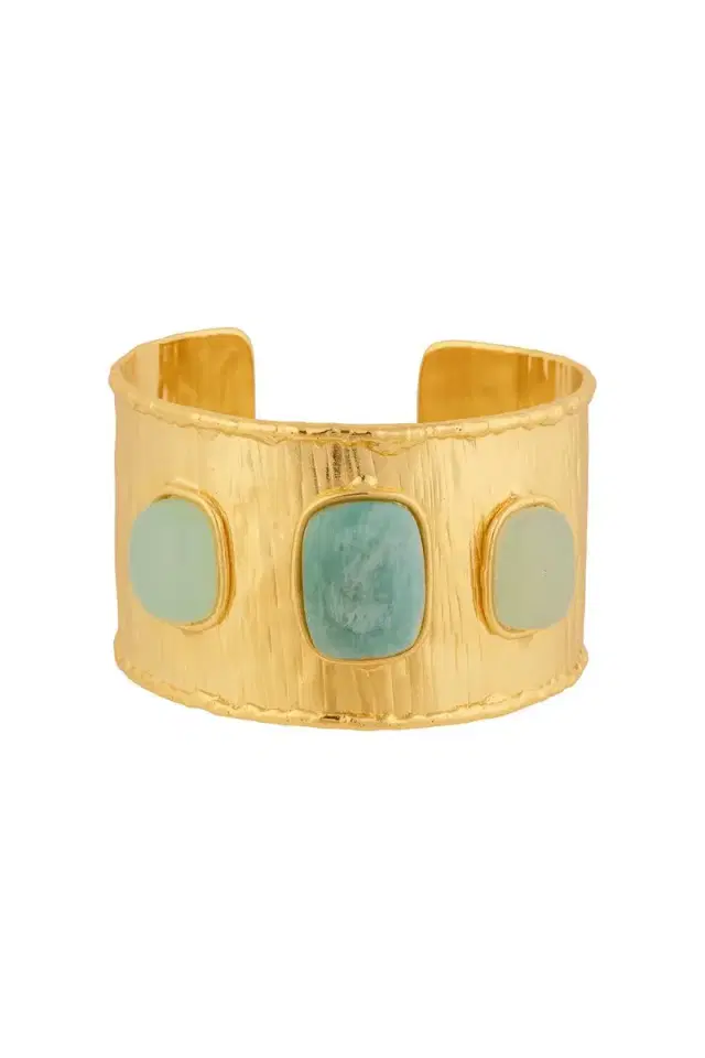 Sylvia Toledano Amazonite Onyx Cuff Bracelet