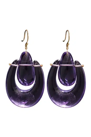 TEN THOUSAND THINGS Amethyst O'Keefe Earrings | Thumbnail 1