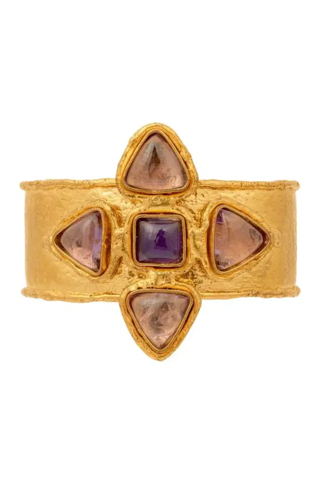 Sylvia Toledano Amethyst Sultan Cuff Bracelet