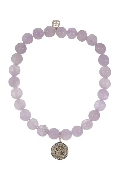 Sydney Evan Amyethyst Lucky Protection Coin Charm Bracelet | Thumbnail 1 Sydney Evan Amyethyst Lucky Protection Coin Charm Bracelet | Thumbnail 1