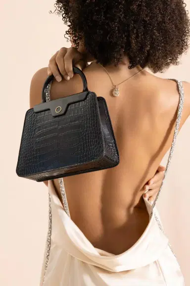 JEFFREY LEVINSON Andie Clutch - Espresso Brown | Thumbnail 3 JEFFREY LEVINSON Andie Clutch - Espresso Brown | Thumbnail 3