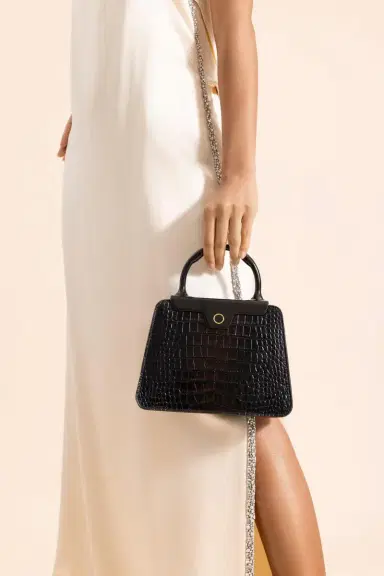 JEFFREY LEVINSON Andie Clutch - Espresso Brown | Thumbnail 4 JEFFREY LEVINSON Andie Clutch - Espresso Brown | Thumbnail 4