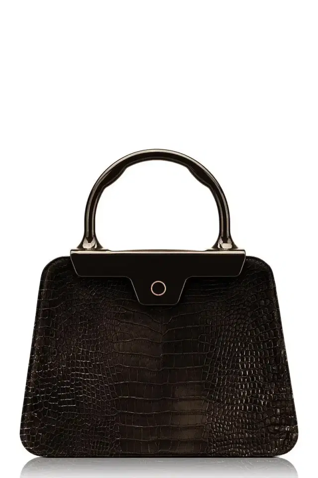 JEFFREY LEVINSON Andie Clutch - Espresso Brown