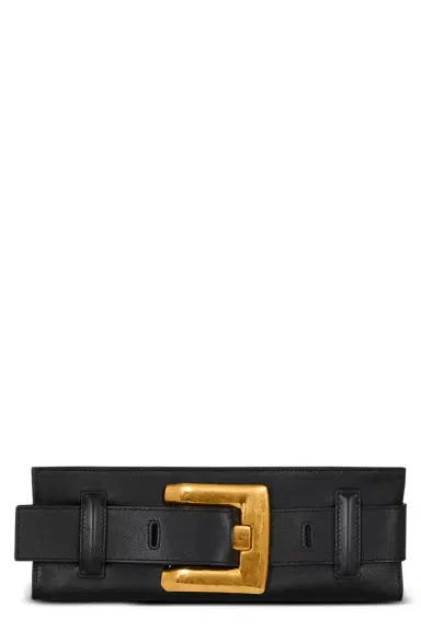 Balmain Anthem Clutch - Noir | Thumbnail 1