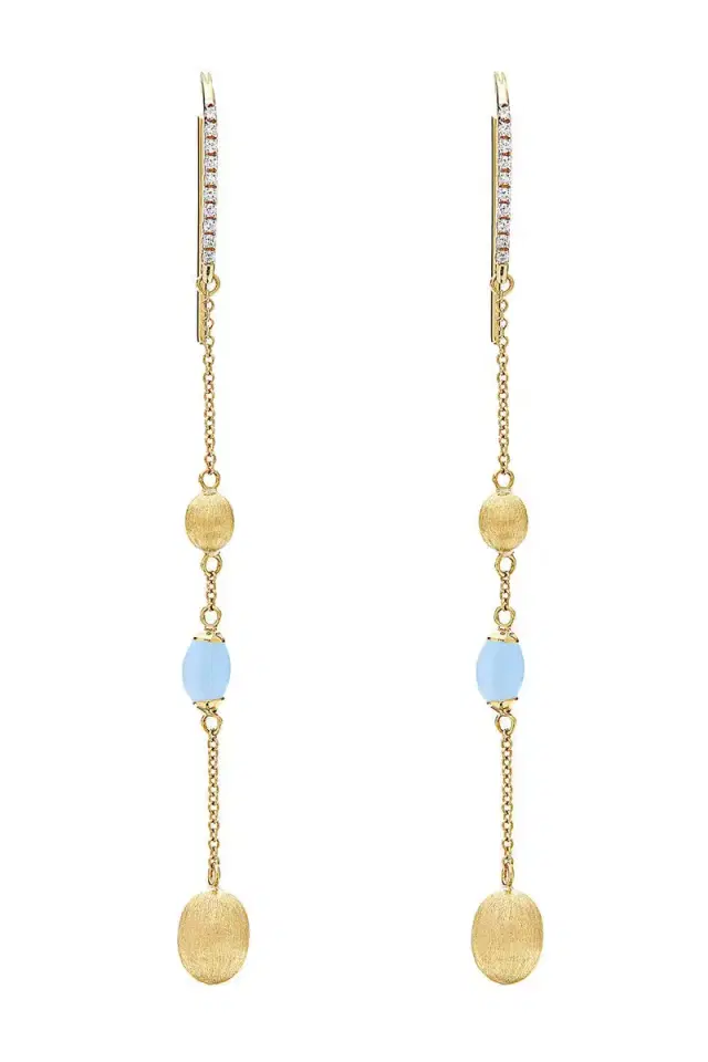 NANIS Aquamarine Azure Earrings