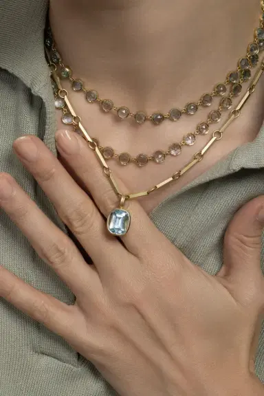 IRENE NEUWIRTH JEWELRY Aquamarine Heroic Pendant | Thumbnail 3