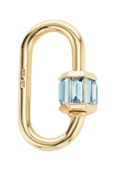 Marla Aaron Aquamarine Medium Total Baguette Lock | Thumbnail 1