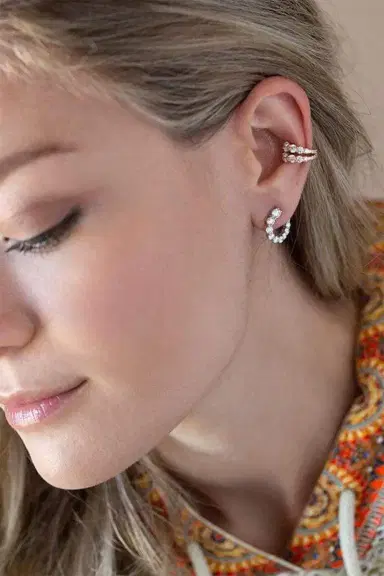 Melissa Kaye Aria Diamond Earwrap | Thumbnail 2
