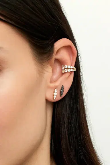 Melissa Kaye Aria Graudated Stud Earrings | Thumbnail 2