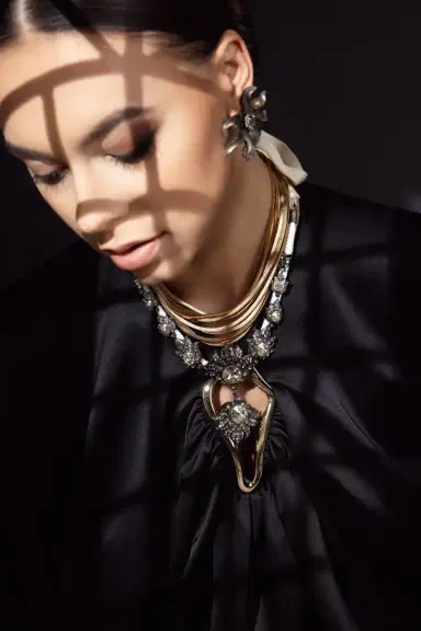 Lanvin Art Deco Short Necklace | Thumbnail 3