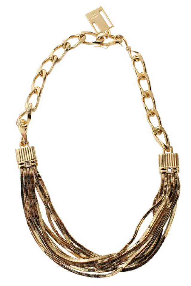 Lanvin Art Deco Short Necklace