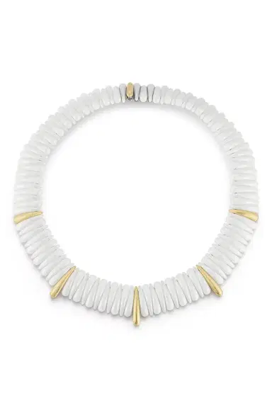 ROBERTO DEMEGLIO Artiglio White Ceramic Necklace | Thumbnail 1