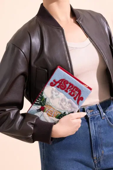 Olympia Le-Tan Aspen Book Clutch Bag | Thumbnail 3
