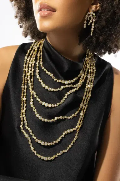 ALEXIS BITTAR Asterales Multi Layered Necklace | Thumbnail 2