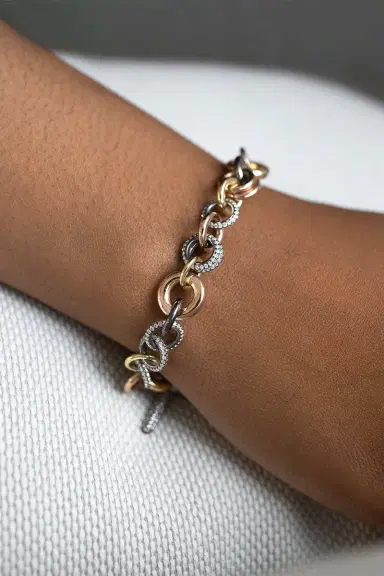Spinelli Kilcollin Atlantis MX Pave Toggle Chain Bracelet | Thumbnail 2 Spinelli Kilcollin Atlantis MX Pave Toggle Chain Bracelet | Thumbnail 2
