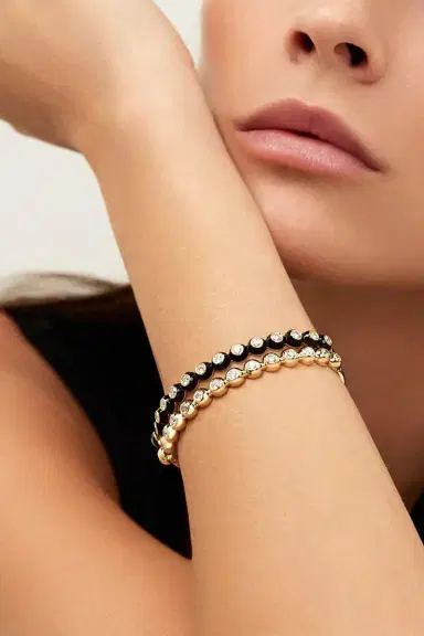 Melissa Kaye Audrey Diamond Hinged Bangle Bracelet | Thumbnail 2 Melissa Kaye Audrey Diamond Hinged Bangle Bracelet | Thumbnail 2