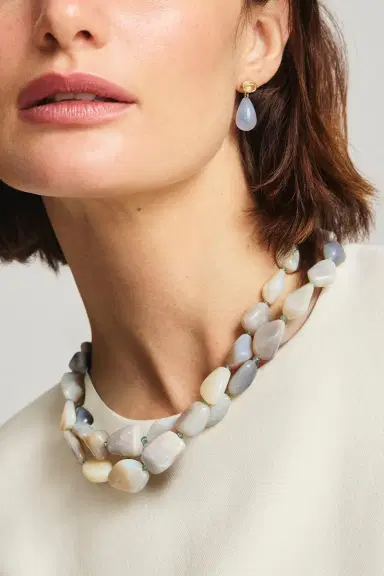 LIZZIE FORTUNATO FINE Australian Opal Beaded Necklace | Thumbnail 2