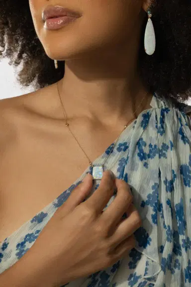 LISA NIK Australian Opal Necklace | Thumbnail 2