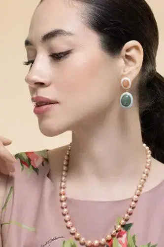 Lizzie Fortunato Aventurine Papaya Earrings | Thumbnail 2