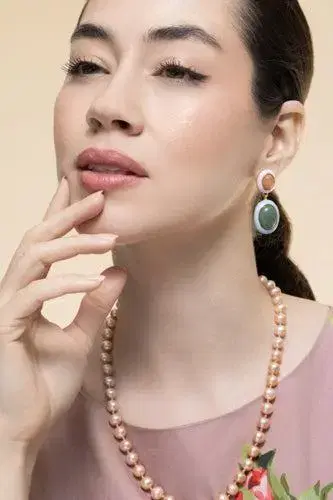 Lizzie Fortunato Aventurine Papaya Earrings | Thumbnail 3