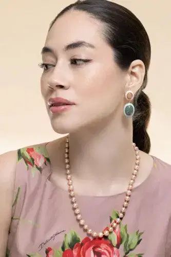 Lizzie Fortunato Aventurine Papaya Earrings | Thumbnail 4