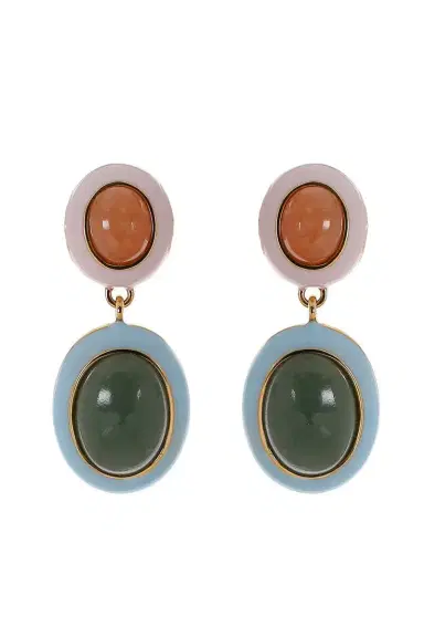 Lizzie Fortunato Aventurine Papaya Earrings | Thumbnail 1
