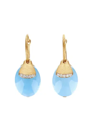 NANIS Azure Aquamarine Large Drop Earring | Thumbnail 1