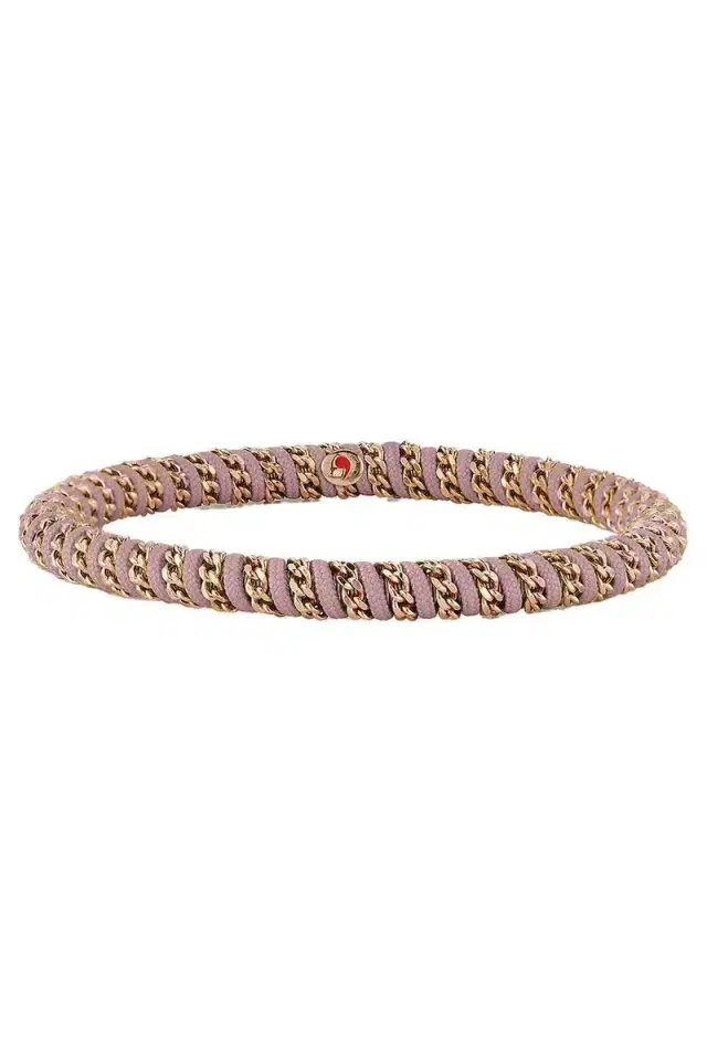 ROBERTO DEMEGLIO Baby Pink Gio Stretch Bracelet - Rose Gold