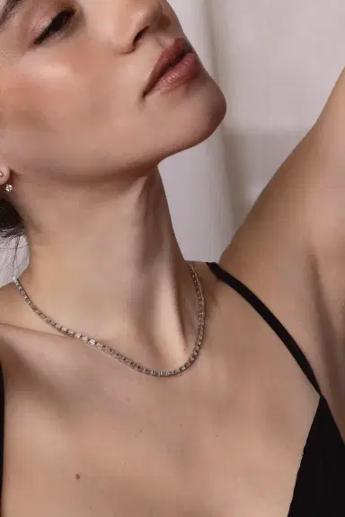 Anita Ko Baguette Diamond Choker Necklace | Thumbnail 4