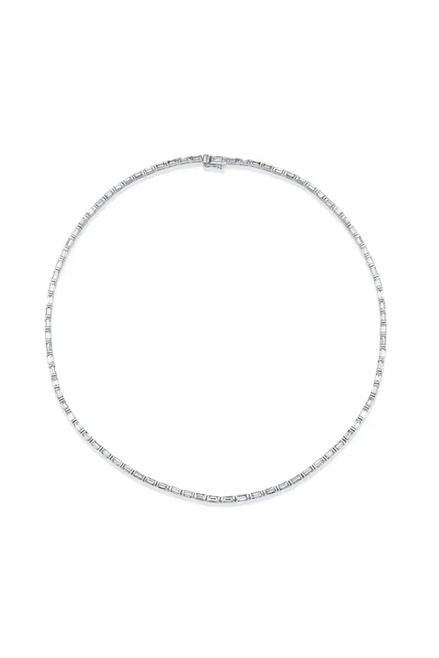 Anita Ko Baguette Diamond Choker Necklace
