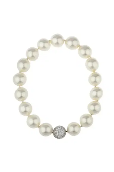 FANTASIA by DESERIO Ball Clasp Pearl Necklace | Thumbnail 1