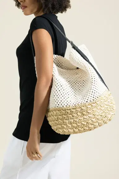 TOTEME Belt Strap Paper Tote | Thumbnail 4 TOTEME Belt Strap Paper Tote | Thumbnail 4