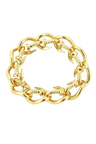 DAVID WEBB Bent Nail Link Bracelet | Thumbnail 1