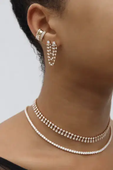 Anita Ko Bianca Diamond Loop Earring | Thumbnail 2
