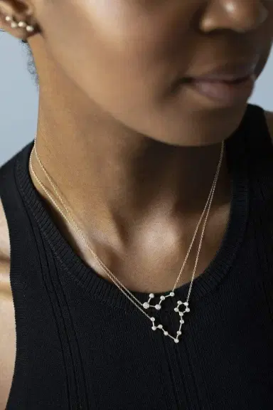 LOGAN HOLLOWELL Big Dipper Diamond Constellation Necklace | Thumbnail 2 LOGAN HOLLOWELL Big Dipper Diamond Constellation Necklace | Thumbnail 2