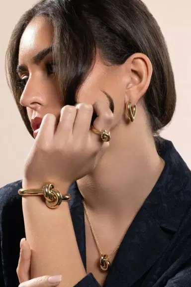 Engelbert 1920 Big Drop Link Earrings | Thumbnail 2 Engelbert 1920 Big Drop Link Earrings | Thumbnail 2