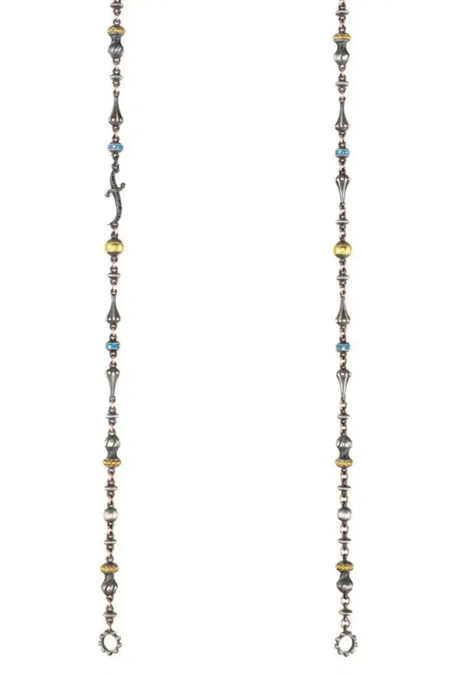 SEVAN BICAKCI Black Diamond Finial Fancy Dagger Chain
