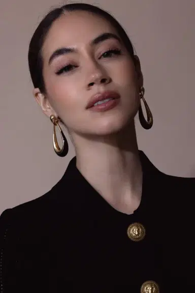 SIDNEY GARBER Black Door Knocker Earrings | Thumbnail 5