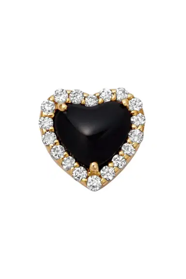 LOQUET Black Eclipse Heart Charm | Thumbnail 1