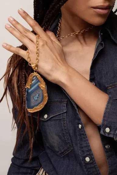 Sylvia Toledano Blue Agate Spellbound Necklace | Thumbnail 2