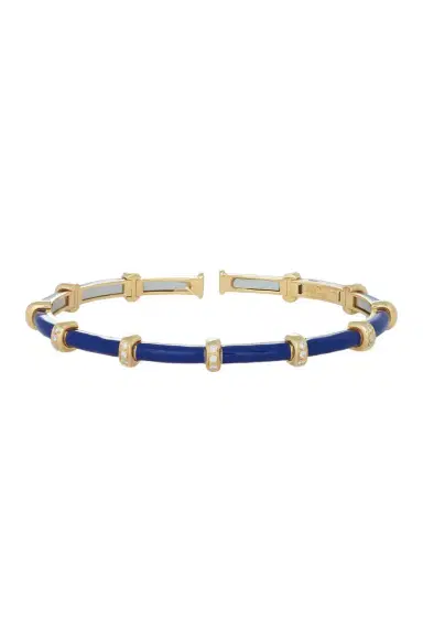 SIDNEY GARBER Blue Enamel Carly Bracelet | Thumbnail 1