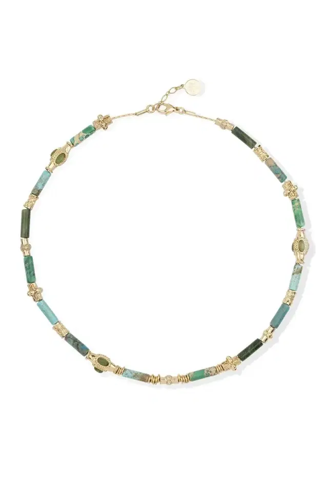 Gas Bijoux Blue Green Kali Necklace