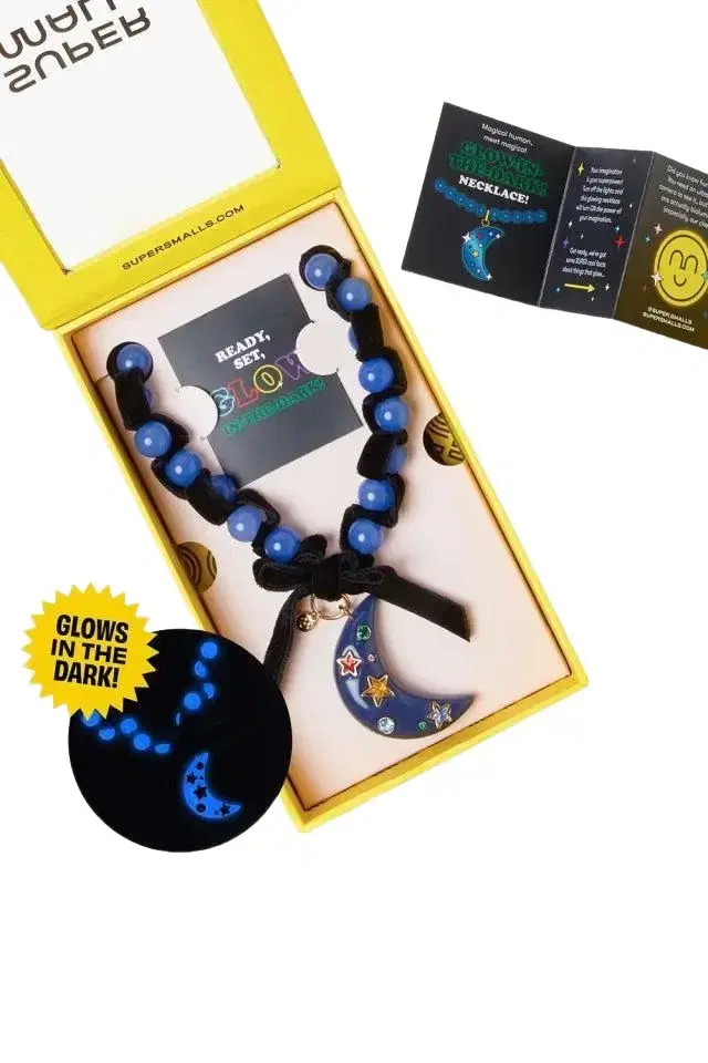 SUPER SMALLS Blue Moon Glow In The Dark Necklace