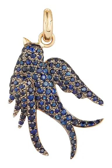 Storrow Blue Sapphire Birdie Charm | Thumbnail 1 Storrow Blue Sapphire Birdie Charm | Thumbnail 1