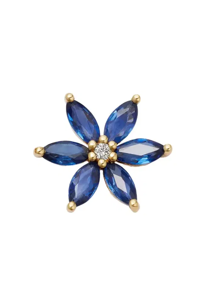 LOQUET Blue Sapphire Bloom Charm