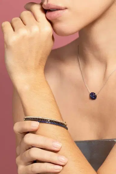 KWIAT Blue Sapphire Stackable Bangle | Thumbnail 2