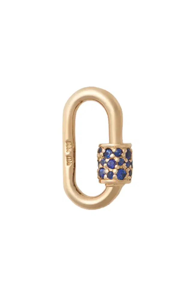 Marla Aaron Blue Sapphire Stoned Babylock