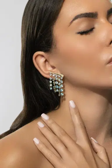 CAROL KAUFFMANN Blue Topaz Bossa Nova Earrings | Thumbnail 2