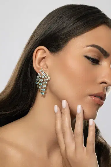 CAROL KAUFFMANN Blue Topaz Bossa Nova Earrings | Thumbnail 4